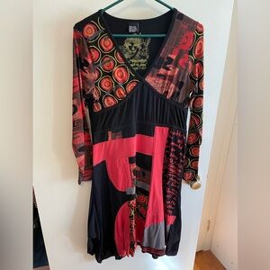 Desigual Long-Sleeved Dress